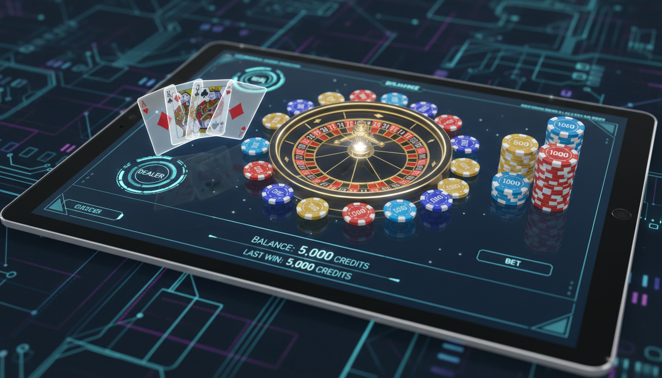 Screenshot of the Barz Casino game lobby on a desktop and mobile device, showing the user interface and game selection.